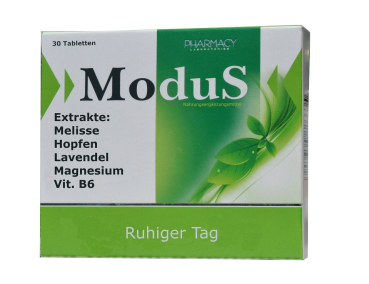 Entspannung, Beruhigung mit  Melisse, Hopfen, Lavendel, bei Unruhe, Stress, bei Einschlafen und Durchschlafen, 30 Tabletten